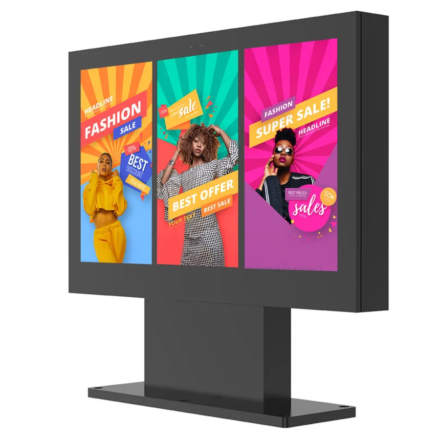 BS989 Outdoor Smart Menu Boards Waterproof Digital Signage 1*3 Outdoor Drive Thru Digital Menu Boards - Becker Screen BS989 Outdoor Smart Menu Boards Waterproof Digital Signage 1*3 Outdoor Drive Thru Digital Menu Boards