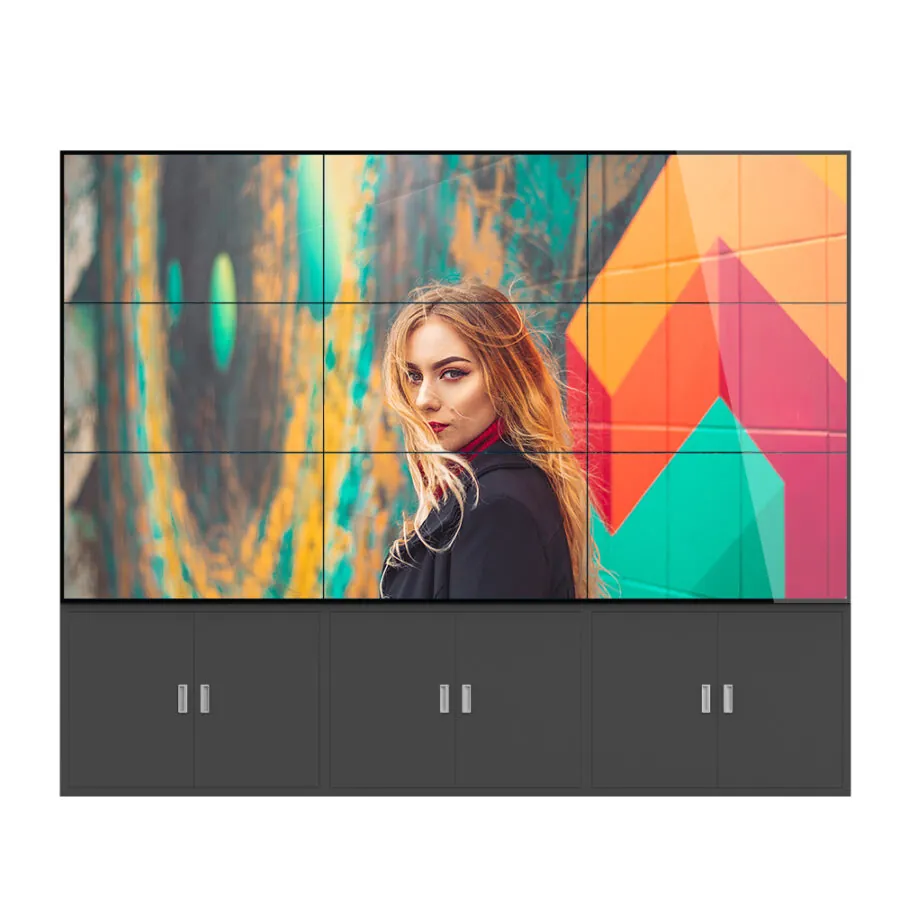 BS49LHX18 : 49 inch-1.8mm 700 nit LCD Digital Display Wall - Becker Screen BS49LHX18 : 49 inch-1.8mm 700 nit LCD Digital Display Wall