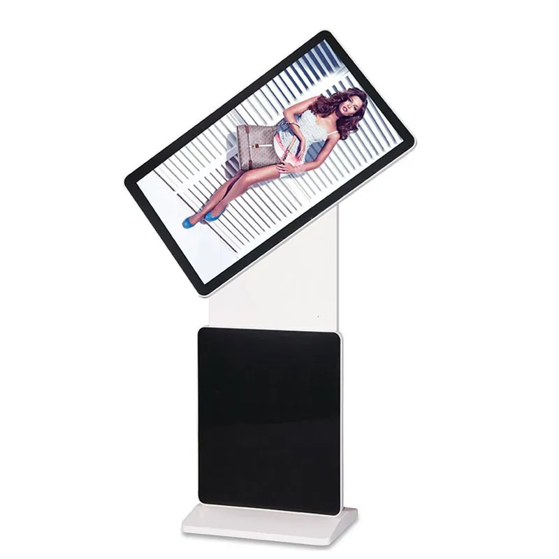 BS843 Rotating Stand Alone Digital Signage Advertising Display - Becker Screen BS843 Rotating Stand Alone Digital Signage Advertising Display