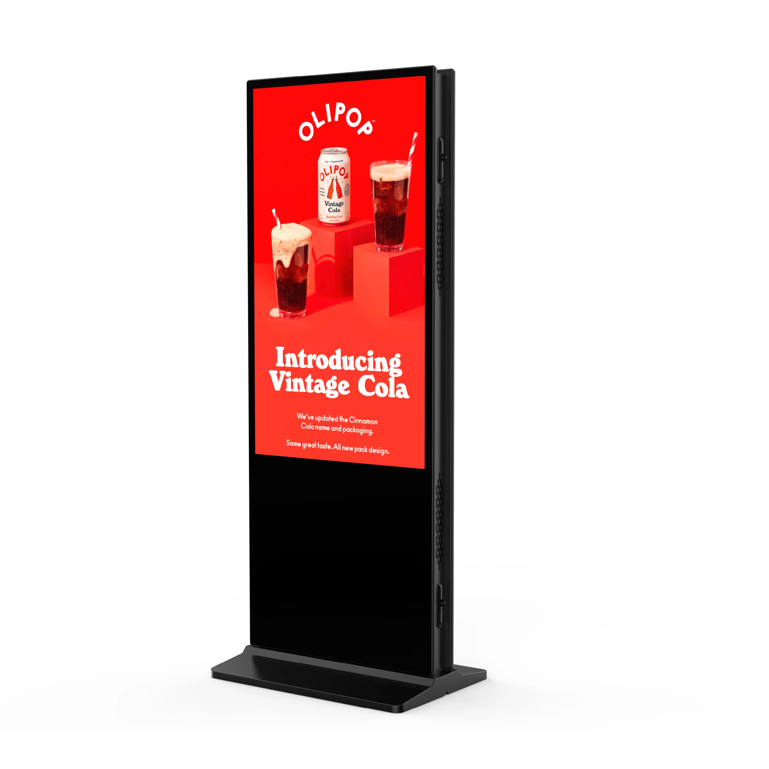 BS813 Indoor Double Sides Stand Alone LCD Digital Touch Screen Signage Advertising Display