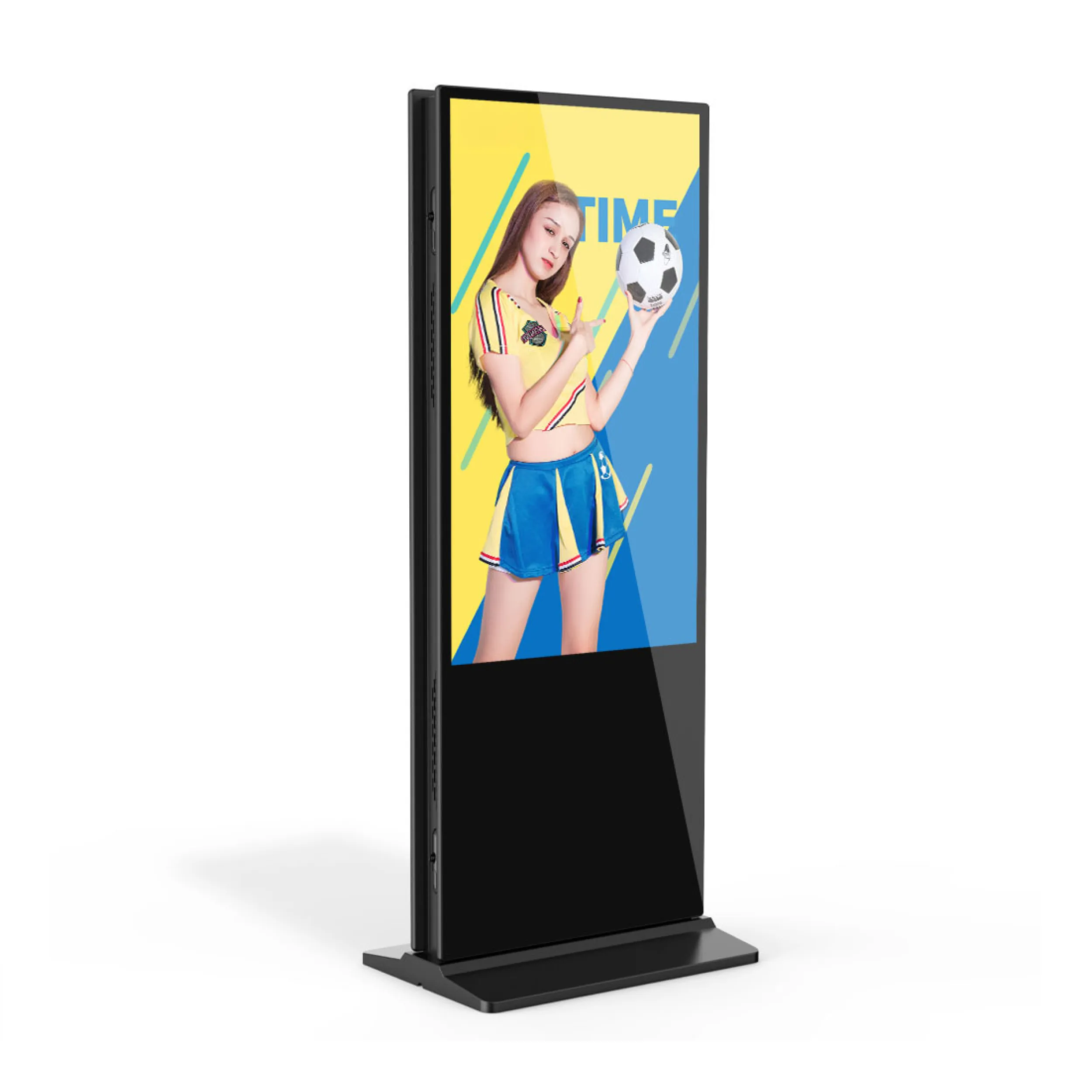 BS813 Indoor Double Sides Stand Alone LCD Digital Touch Screen Signage Advertising Display