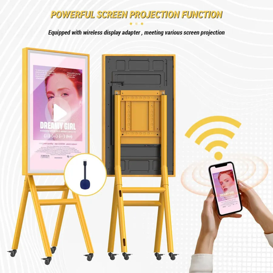 Mobilni interaktivni LCD digitalni oglasni zaslon