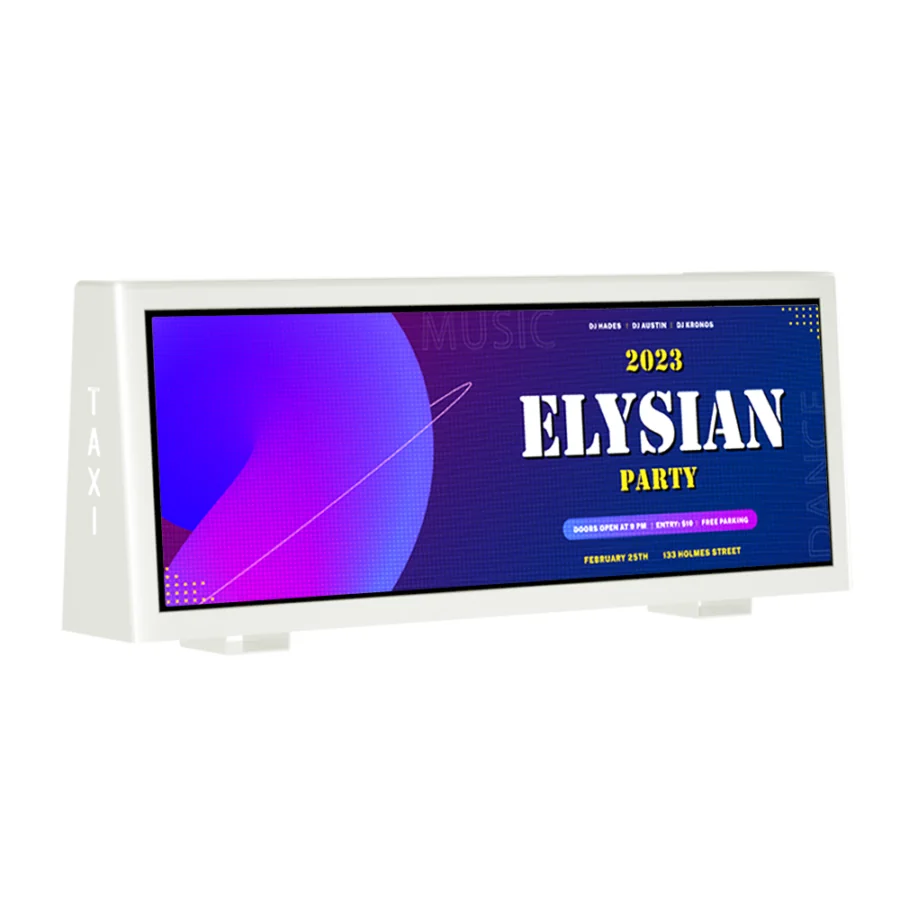 BS Taxi Top Outdoor P2.0 High Resolution Integrated Smart Control System Ip65 Taxi Top LED Display Full Color