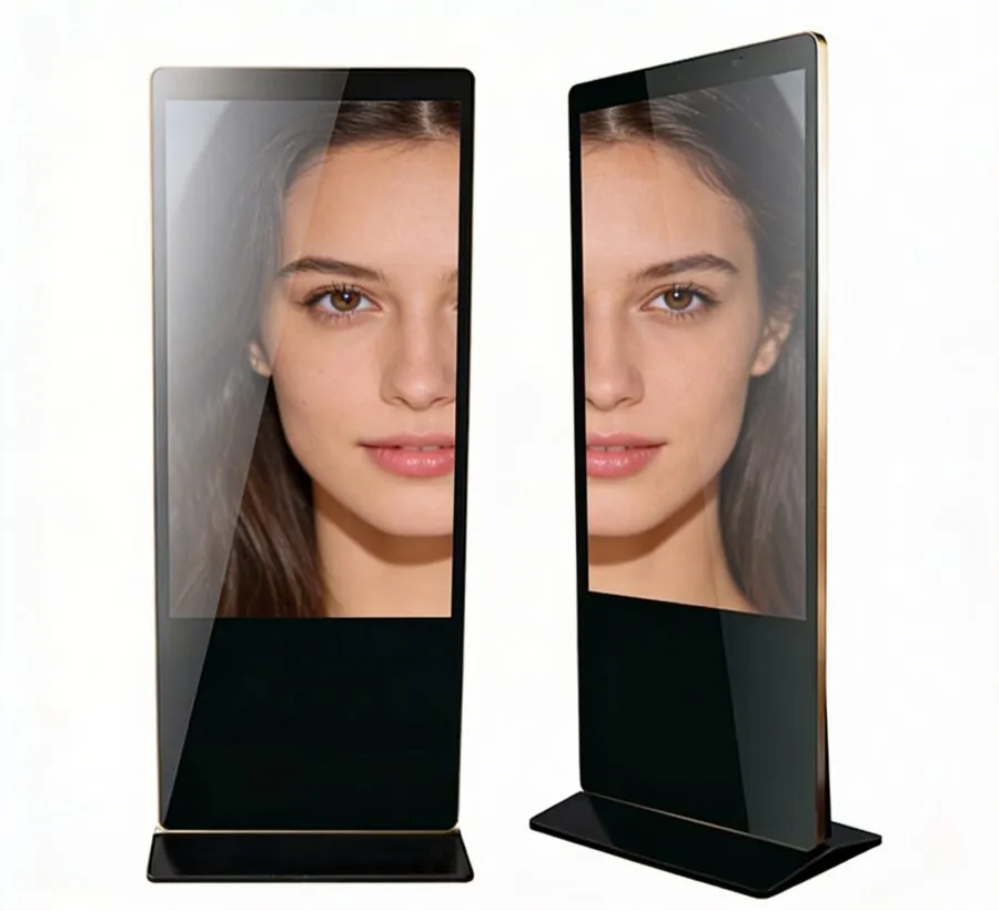 BS955 Ultra-thin Bezel Floor Standing LCD Advertising Player