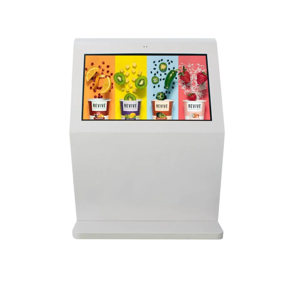 BS601 LCD Outdoor Digital Signage Display Interactive Kiosk With LED Light