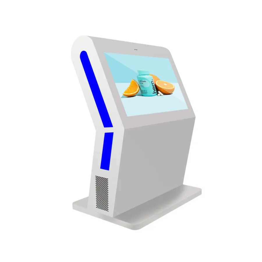 BS601 LCD Outdoor Digital Signage Display Interactive Kiosk With LED Light