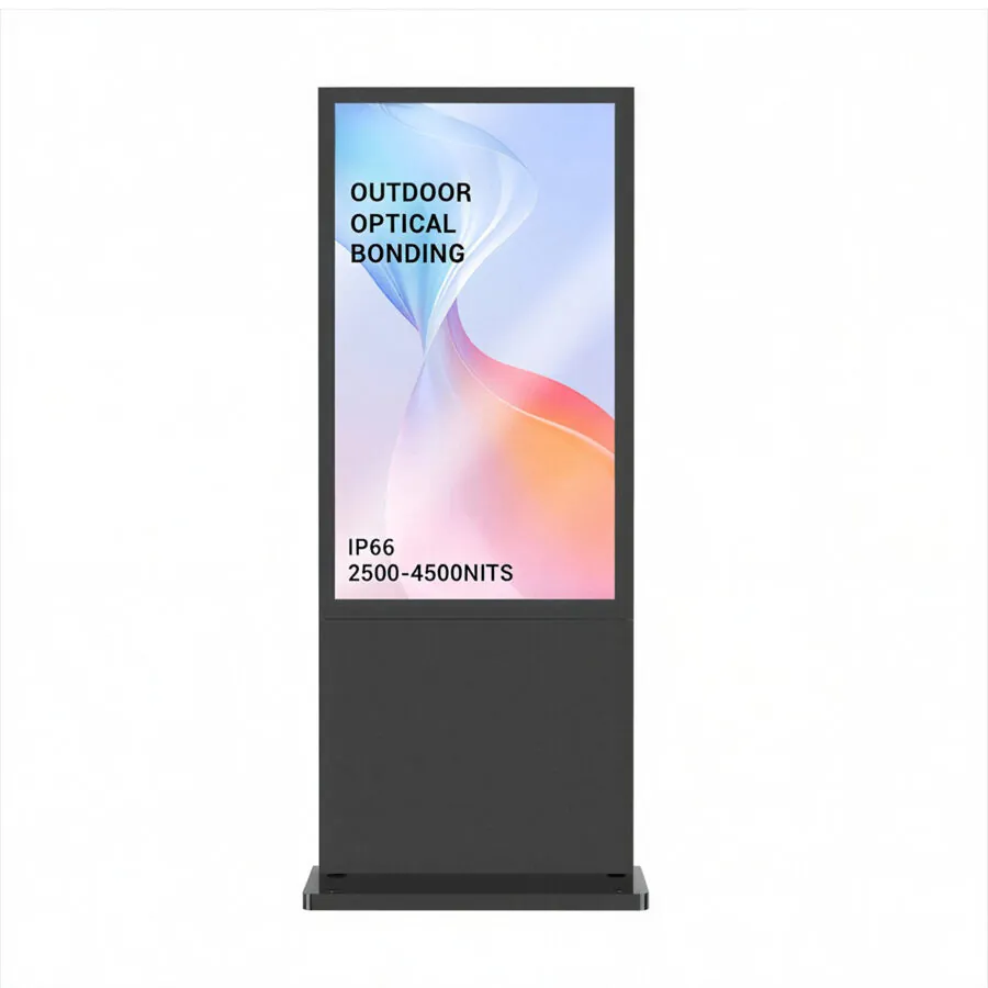 BS867  Outdoor Wall Mouted / Standalone 2 in 1 Screen 55 inch