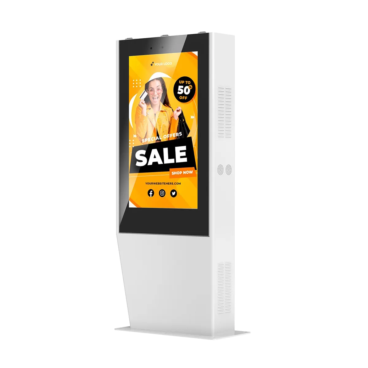 BS957 Outdoor LCD Digital Signage Advertising Display Screens With Wifi