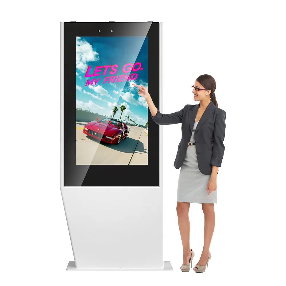 BS957 Outdoor LCD Digital Signage Advertising Display Screens With Wifi