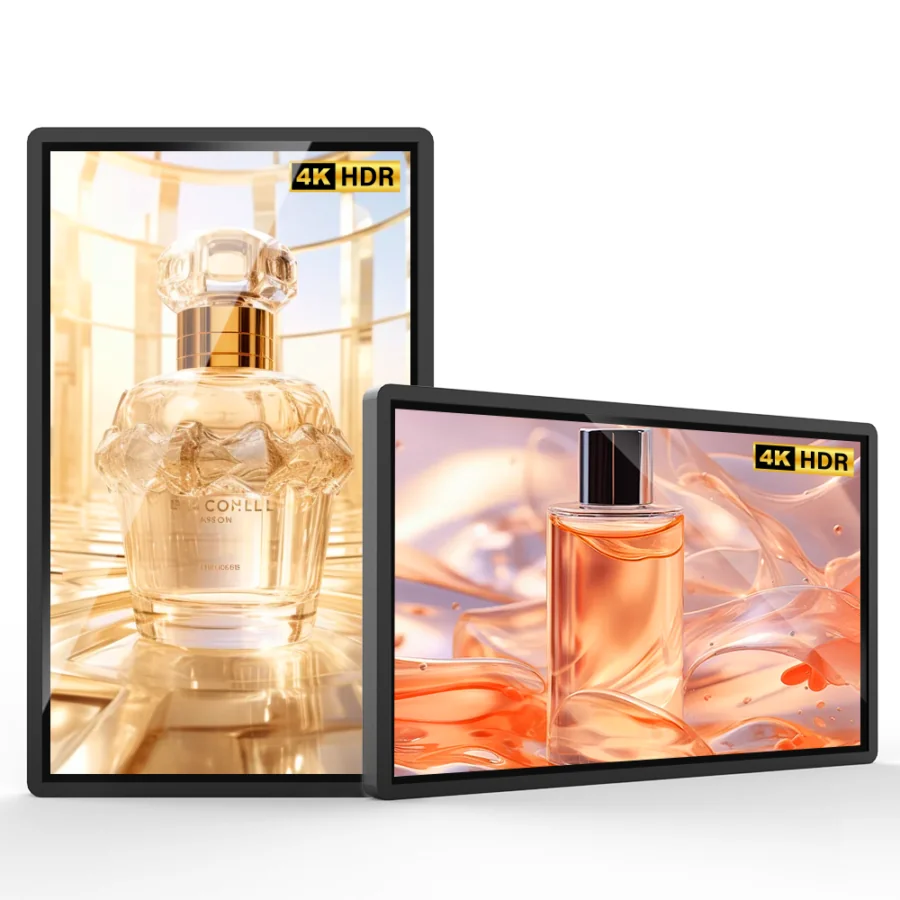 BS817 Narrow Bezel wall mount lcd display/Digital Touch Screen Display