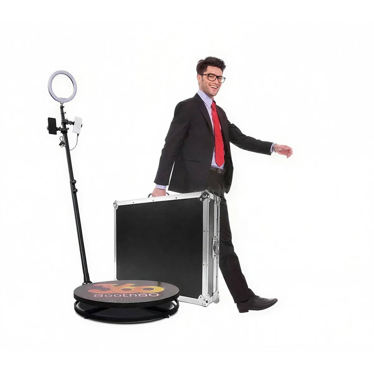 360° Rotirajući Photo Booth s rasvjetom