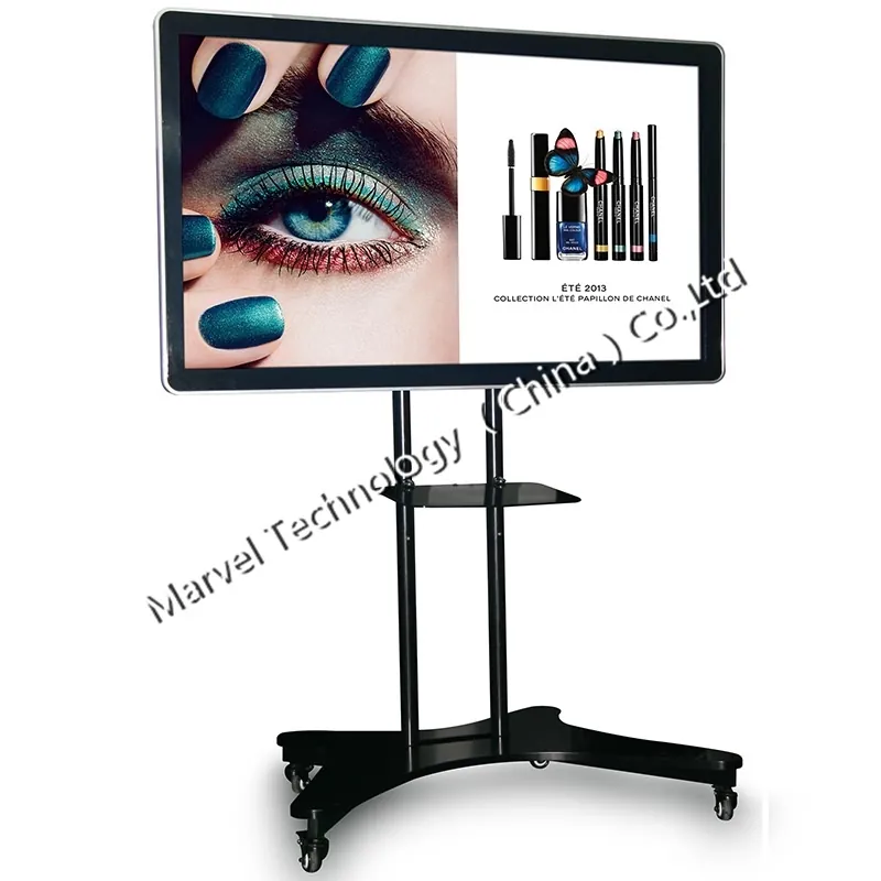 BS856 Stand Alone LCD Digital Touch Screen Signage Advertising Display - Becker Screen BS856 Stand Alone LCD Digital Touch Screen Signage Advertising Display