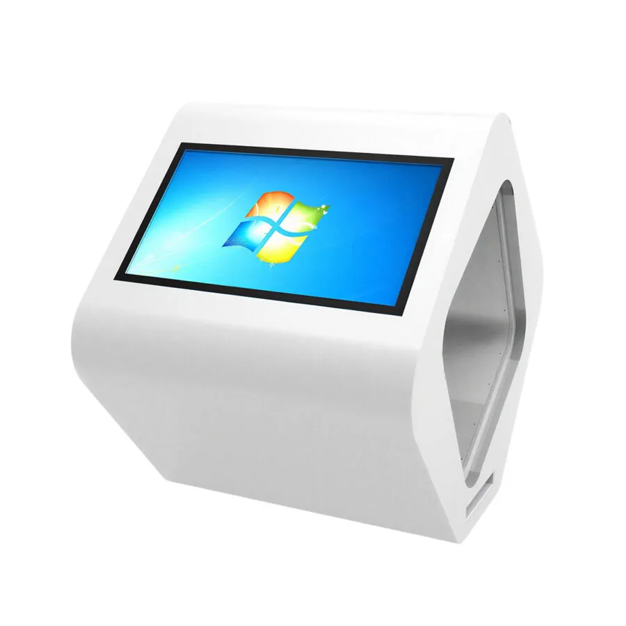 BS845 Shopping mall double screen PC Interactive Kiosk Display