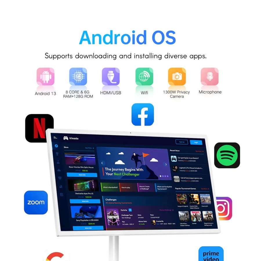 BS800 32″-43″ Incell Touch Screen UHD Panel