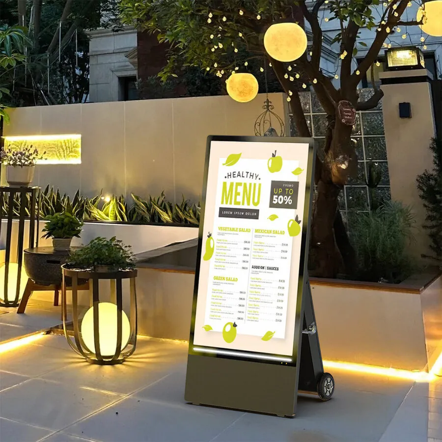 BS701 Semi-outdoor digital signage advertising Screen or Menu screen