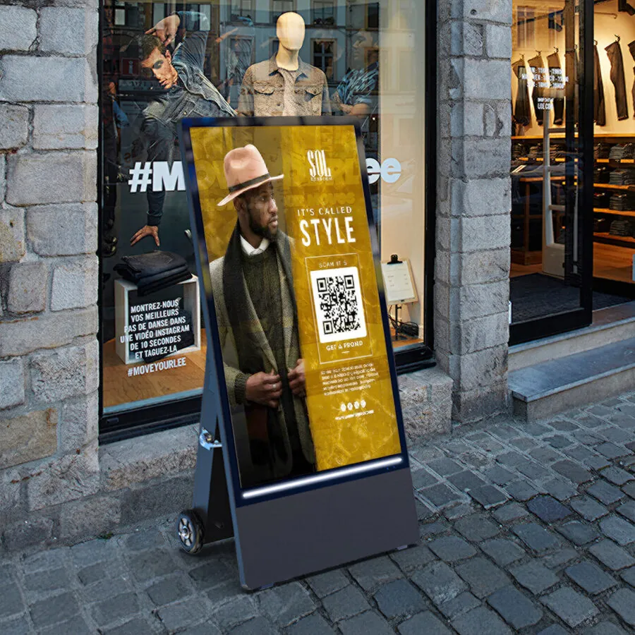 BS701 Semi-outdoor digital signage advertising Screen or Menu screen