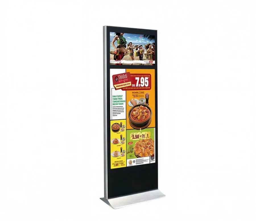 Samostojeći LCD reklamni zaslon s dvostrukim ekranom – MWE879