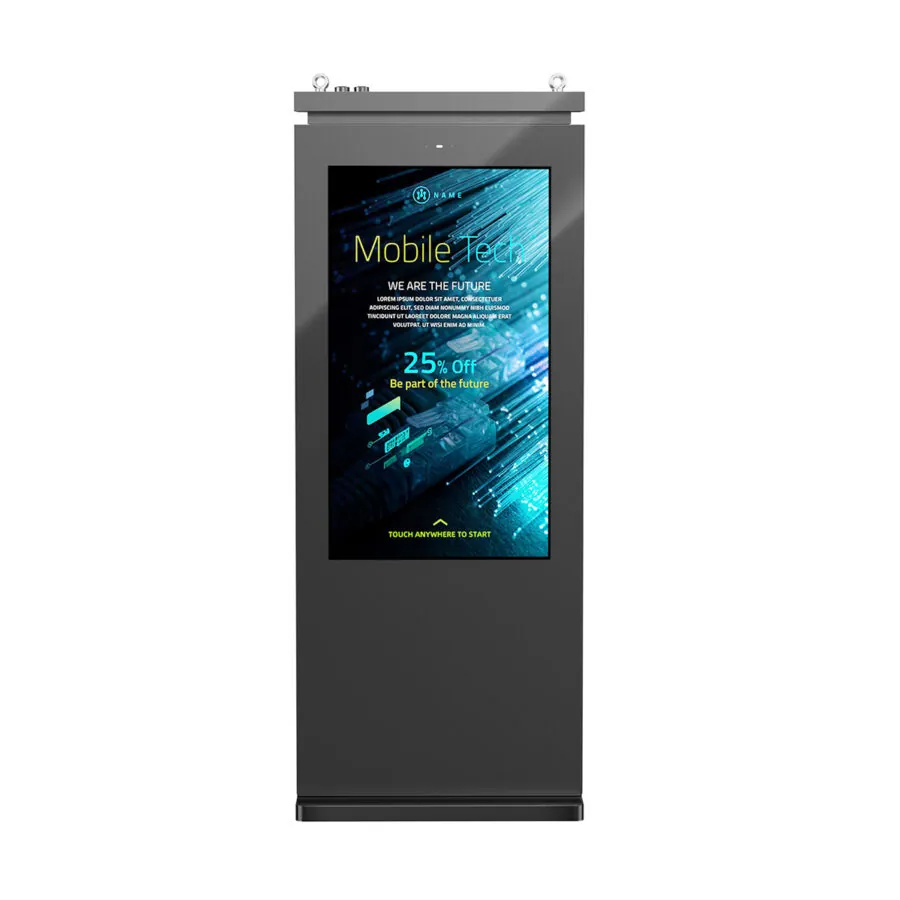 Dvostrani LCD vanjski digitalni oglasni totem visoke svjetline – MWE988