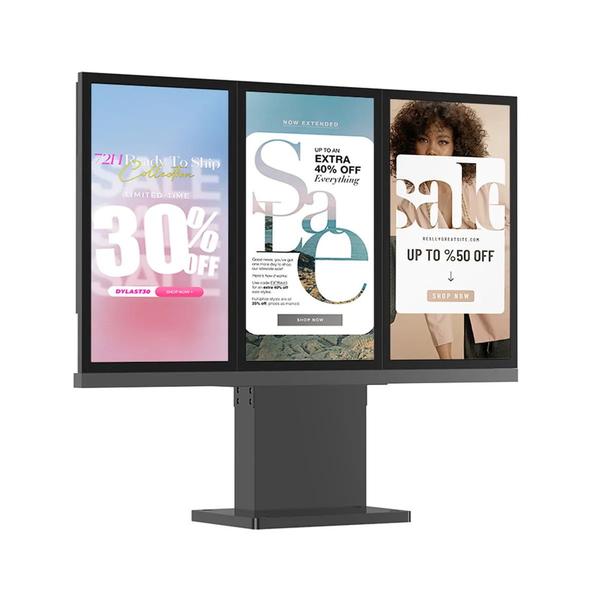 Trodijelni vanjski LCD zaslon 55″ – MWE897