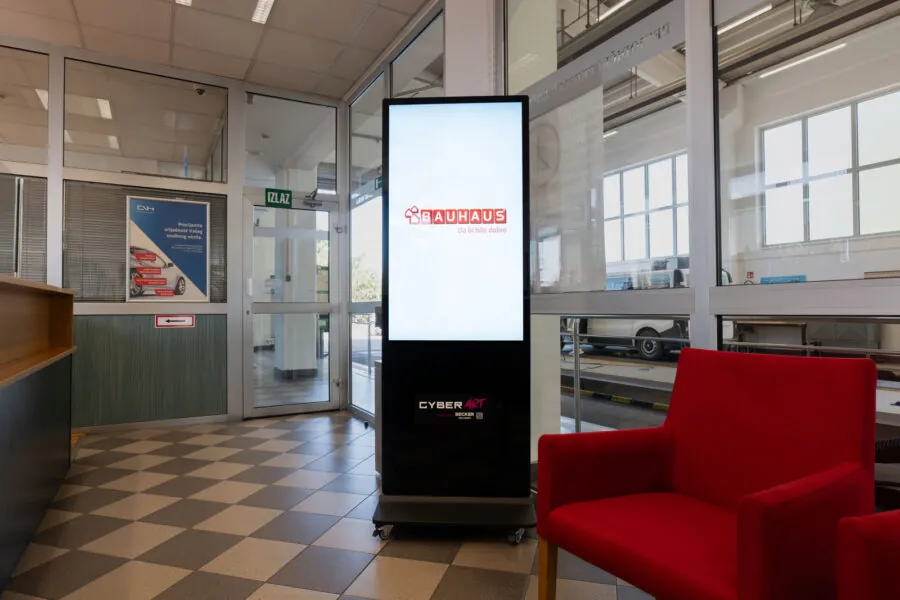 Kako je Cyber Art digitalizirao komunikaciju u 38 stanica za tehnički pregled vozila uz Becker screen zaslone - Becker Screen 