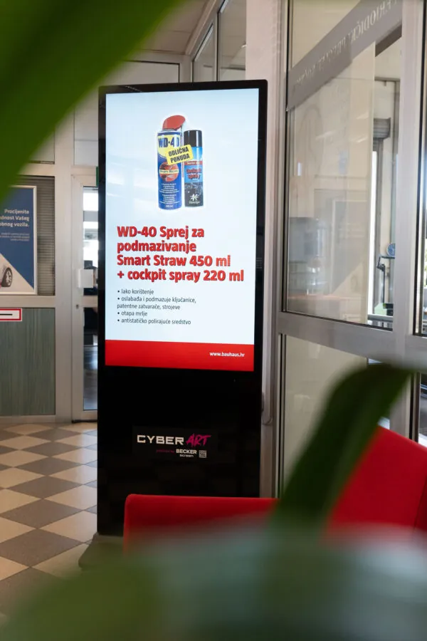 Kako je Cyber Art digitalizirao komunikaciju u 38 stanica za tehnički pregled vozila uz Becker screen zaslone - Becker Screen 